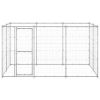 Outdoor Dog Kennel Galvanized Steel 78.1 ftï¿½ï¿½