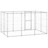 Outdoor Dog Kennel Galvanized Steel 78.1 ftï¿½ï¿½