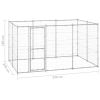 Outdoor Dog Kennel Galvanized Steel 78.1 ftï¿½ï¿½