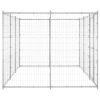 Outdoor Dog Kennel Galvanized Steel 78.1 ftï¿½ï¿½