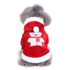 Pet Clothes Creative Halloween Christmas Dog Clothes (Option: SZD43 Christmas Bear-M)